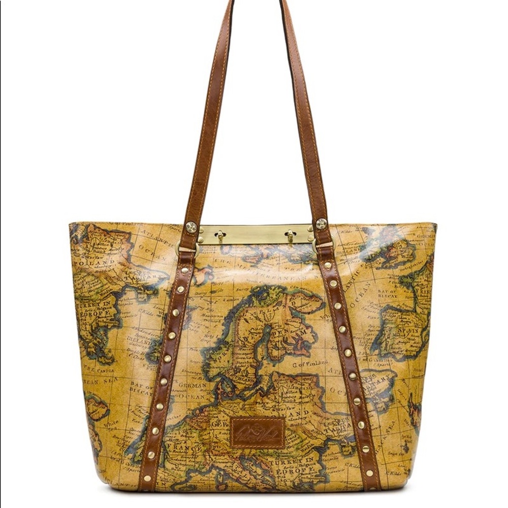Patricia Nash Design Bevenuto European Map Large Tote Bag